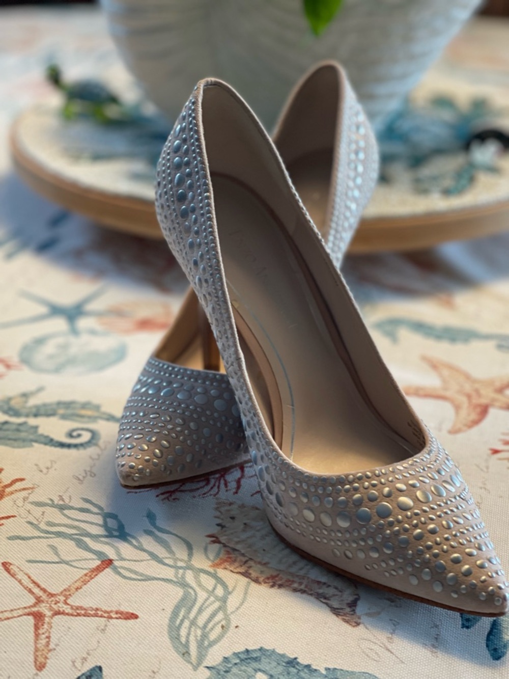 Enzo Angiolini - Studded Pointed-Toe Pumps - NIB